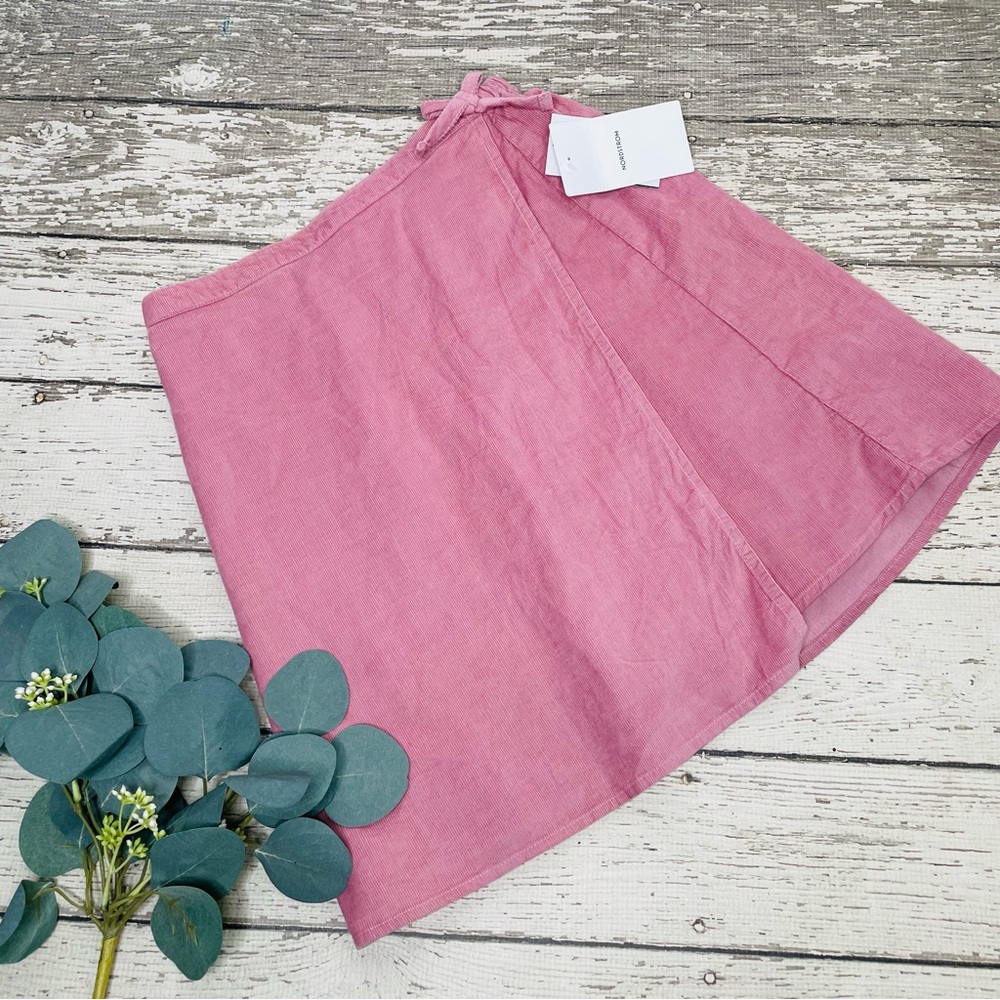 Nordstrom Purple Lilas Corduroy Skirt
